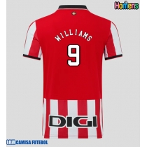 Camisa de Futebol Athletic Bilbao Inaki Williams #9 Equipamento Principal 2025-26 Manga Curta